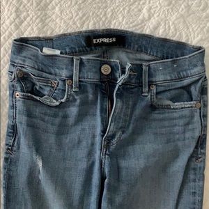 Express distressed jeans